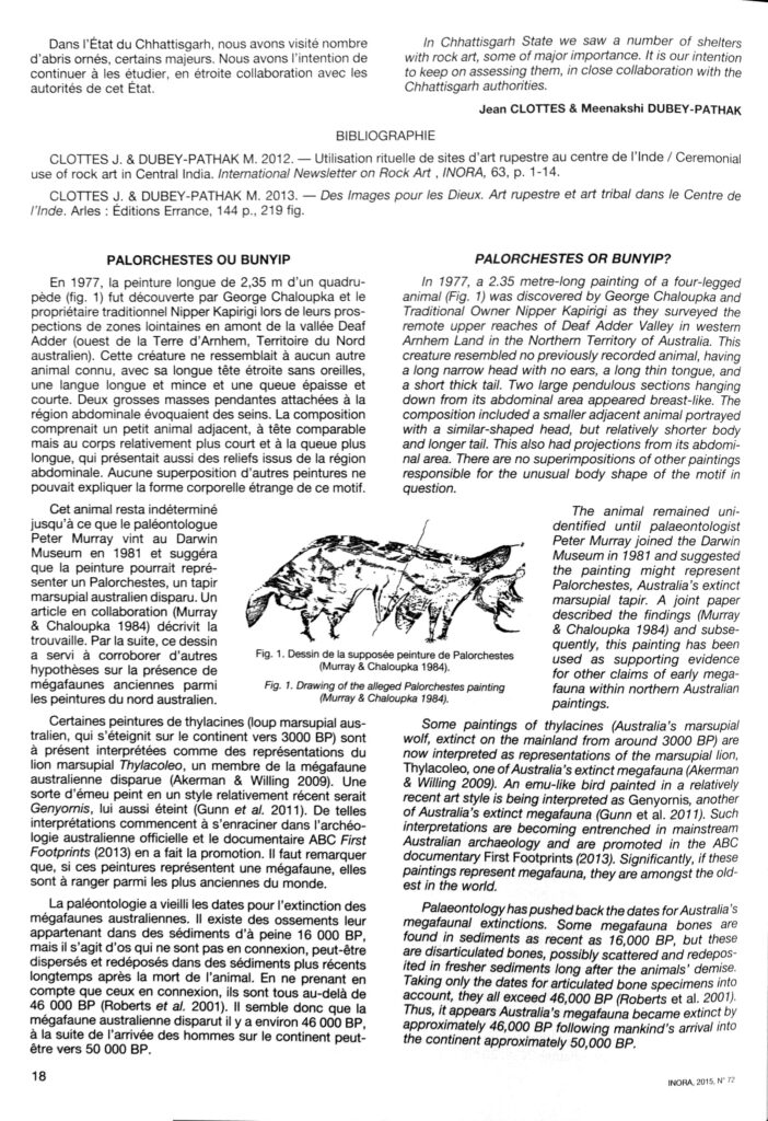 Page 1 of Palorchestes or Bunyip?